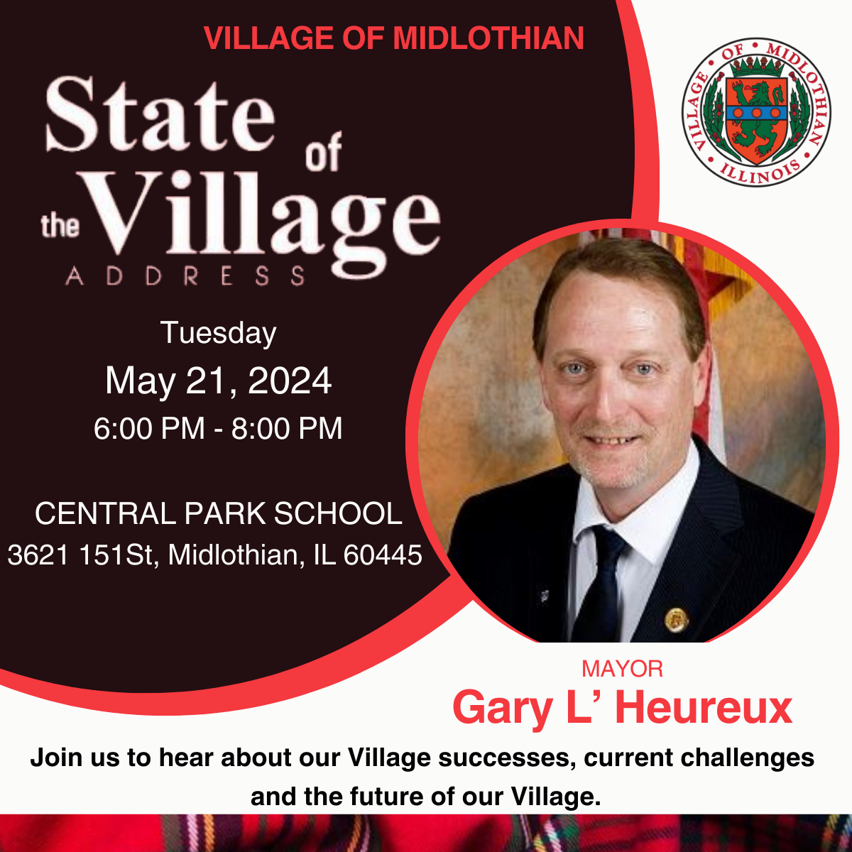State of the Village Address Flyer
